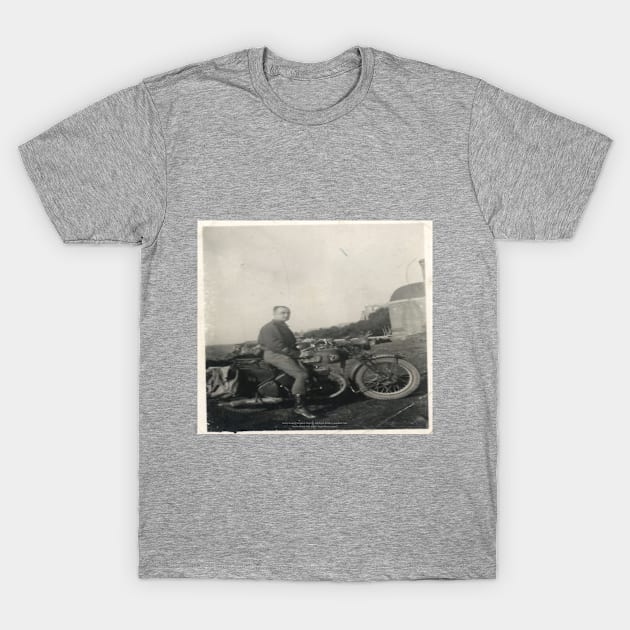 Henry Fussell dispatch rider North Africa 1942 T-Shirt by Fussell Films